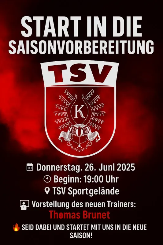 🎯 START IN DIE SAISONVORBEREITUNG 🎯