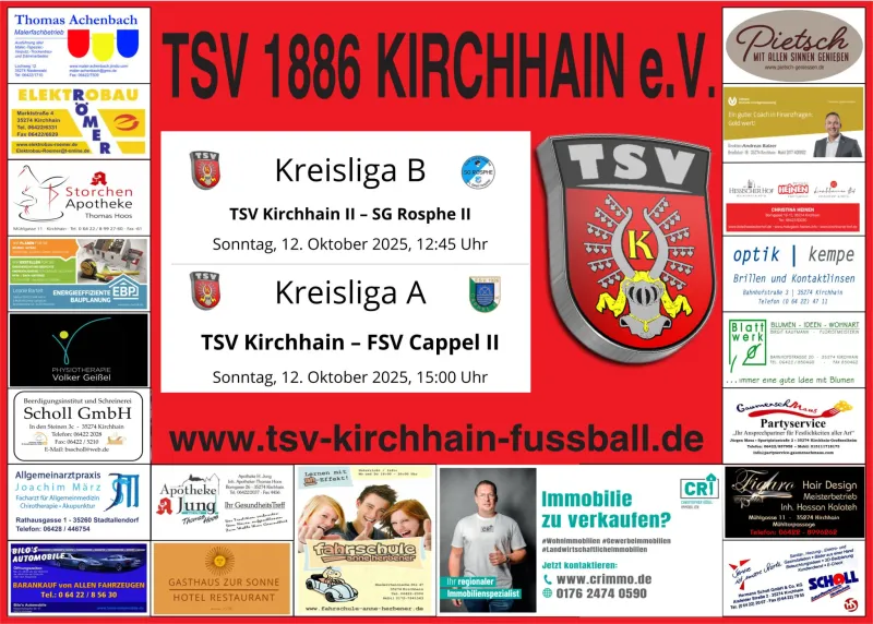 +++Heimspiele am Sonntag+++