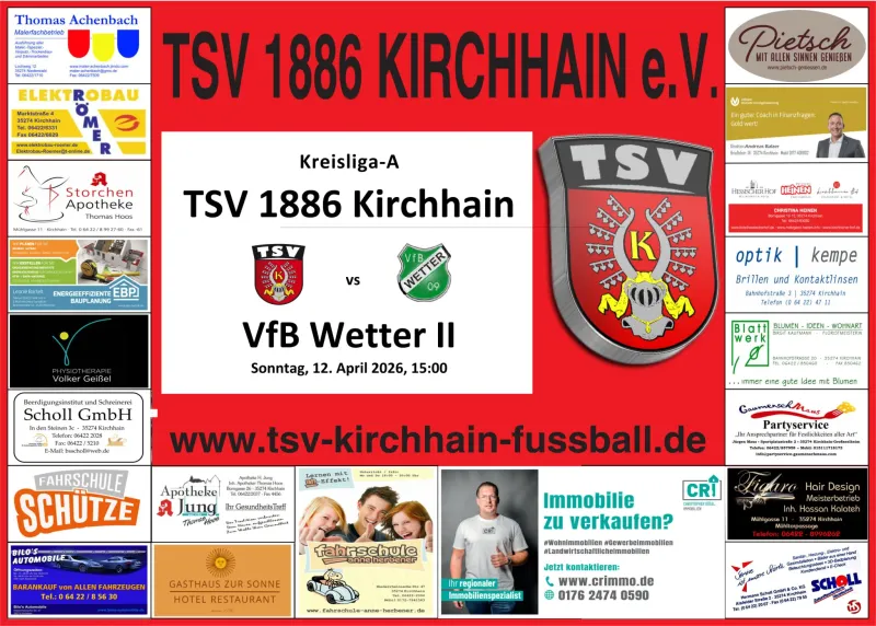 +++Heimspiel am Sonntag+++