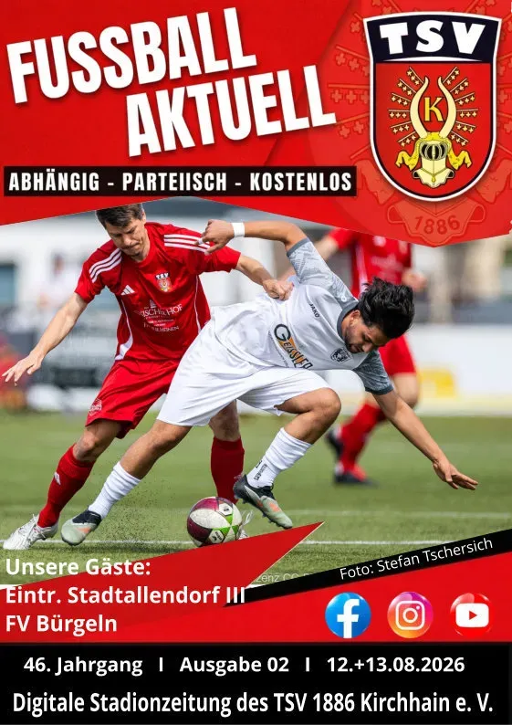 +++Digitale Stadionzeitung 02-2026/2027+++