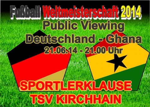 +++WM in Brasilien - Public Viewing im TSV Sportheim+++