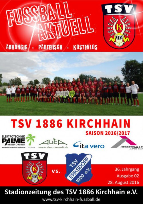 Stadionzeitung - TSV Erksdorf