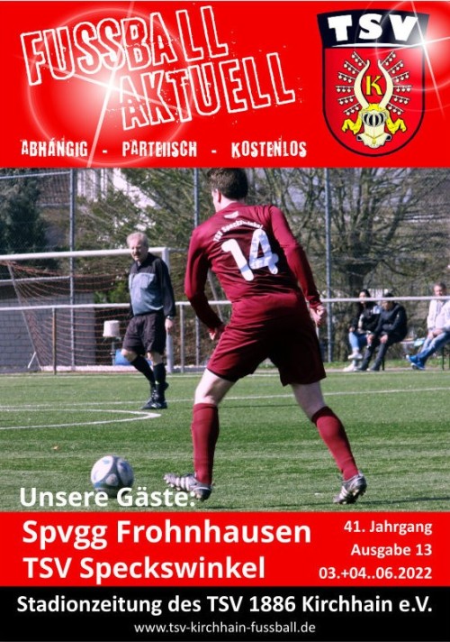 Stadionzeitung 03.+04.06.2022 - Frohnhausen/Speckswinkel