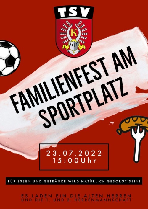 Samstag, 23.07.2022: Öffentliches Training & Familientag ab 15:00 Uhr