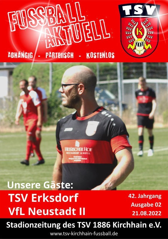 Stadionzeitung 21.08.2022 TSV Erksdorf / VfL Neustadt II