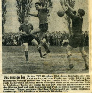 +++Kirchhainer Fußballlegende Fritz „Itze“ Vestweber verstorben+++