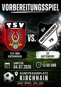 +++Vorbereitungsspiel am Samstag+++