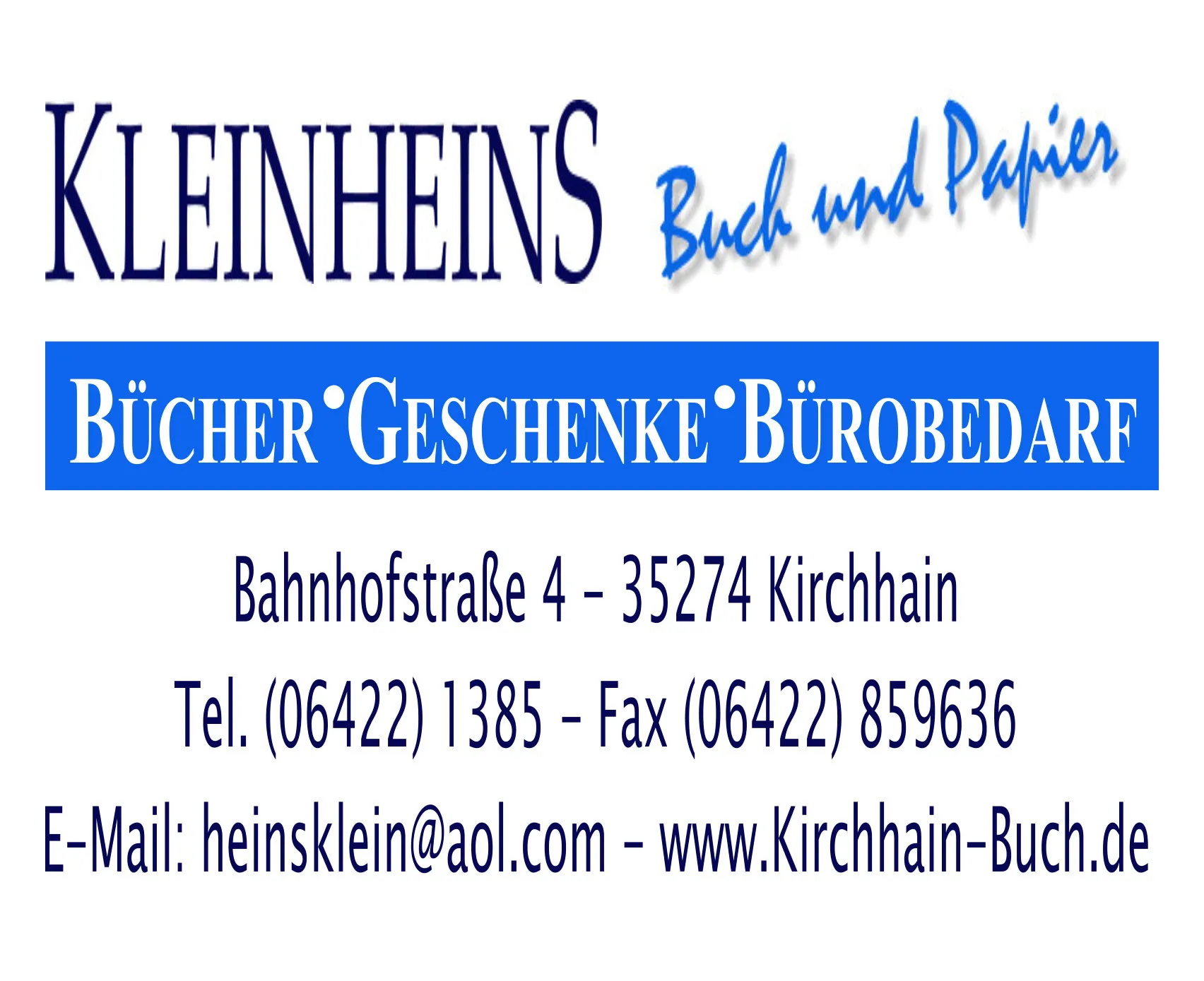 Kleinheins Buch und Papier