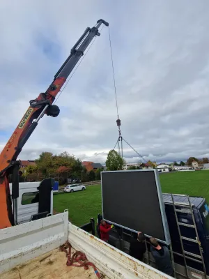 2025 Errichtung LED Videowand