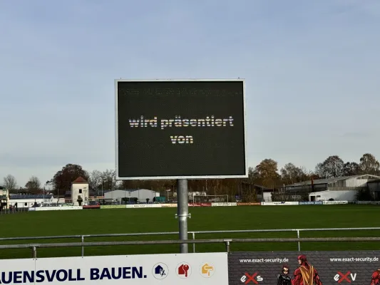 2025 Errichtung LED Videowand